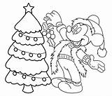Coloring Disney Christmas Printable Pages Sheets Printablee sketch template