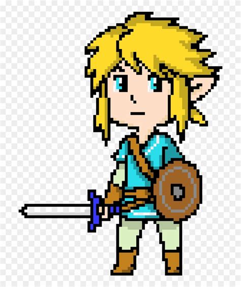 Link Pixel Link Zelda Pixel Art Hd Png Download Transparent Png Image