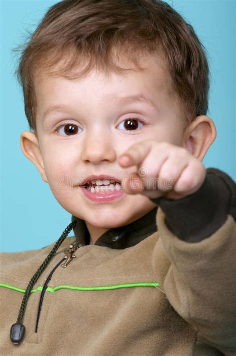 Child Pointing Finger At You Stock Image Image Of Gesturing Human