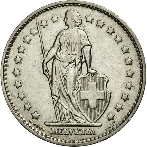 One Franc 1975 Coin From Switzerland Online Coin Club