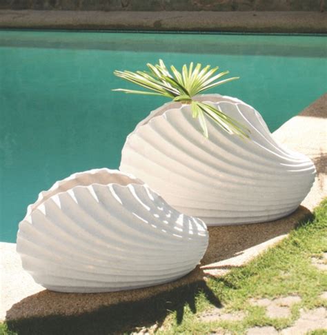 Clam Shell Planter Large Ocean Blu Designs