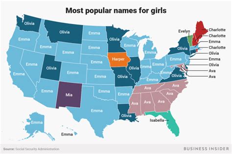 Most Popular Baby Names 2017 The Bull Elephant