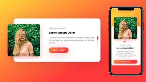 Responsive Css Card Slider With Animation Using Html Css And Javascript