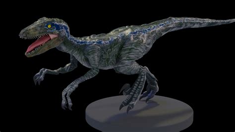 Artstation Velociraptor Blue From Jurassic World