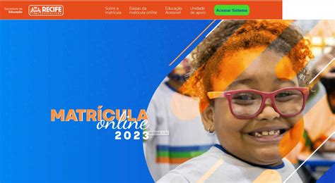 Matrícula Online Recife 2023 Rede Municipal De Ensino Cronograma Novas Regras