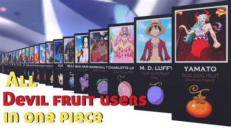 Top Devil Fruit In One Piece All Shown Devil Fruits Users Updated