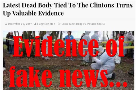 Fake News Latest Dead Body Not Tied To The Clintons Did Not Turn Up