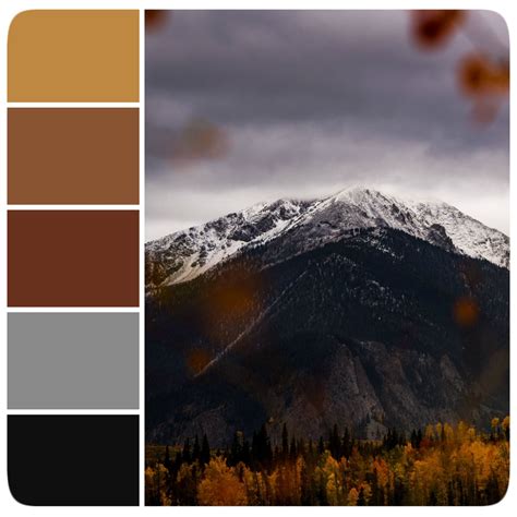 Mountain Top Views Color Palette Paint Inspiration Paint Colors