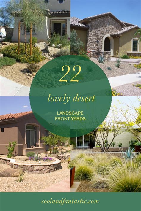 Lovely Desert Landscape Front Yards Home Family Style And Art Ideas