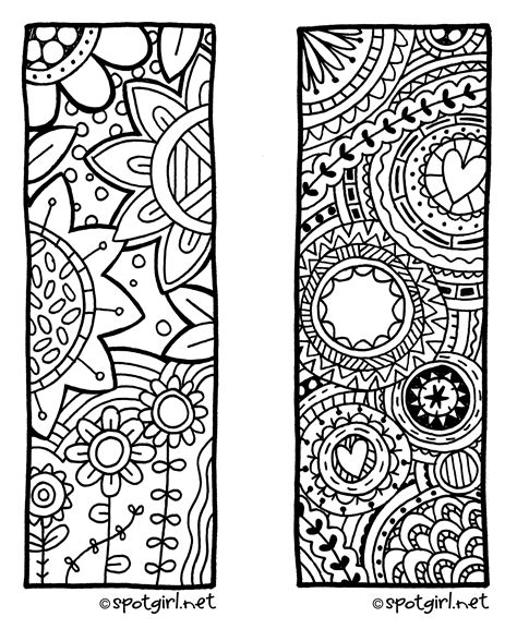 Printable Coloring Bookmarks Printable Word Searches
