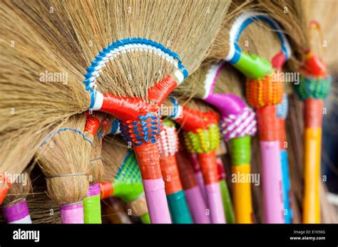 Brooms On Sale In Market Butuan Philippines Stock Photo Alamy