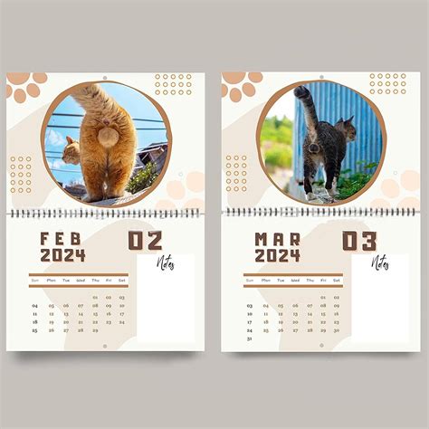 Cat Balls Calendar Funny Cat Butthole Calendar Month Cat Balls C Ebay