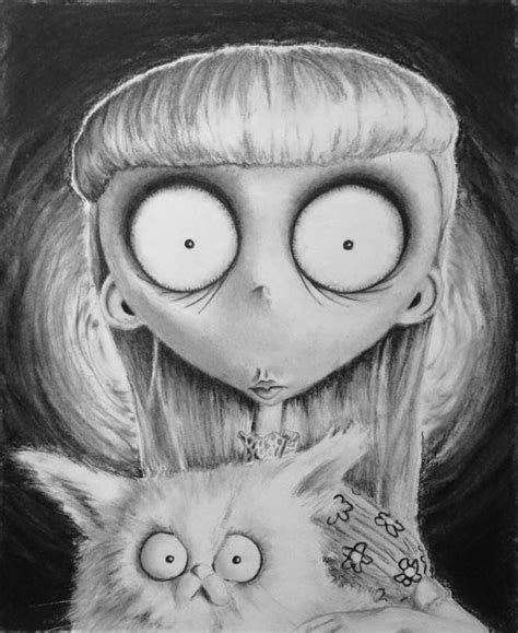 Frankenweenies Weird Girl And Cat By Run From The Sun On Deviantart