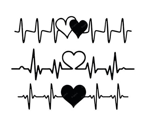 Heartbeat Svg Bundle Png Pdf Valentines Day Svg Be My Valentine