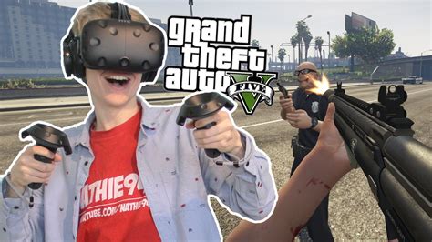 Gta With Vive Controllers Gta 5 Vr Mod Htc Vive Gameplay Youtube