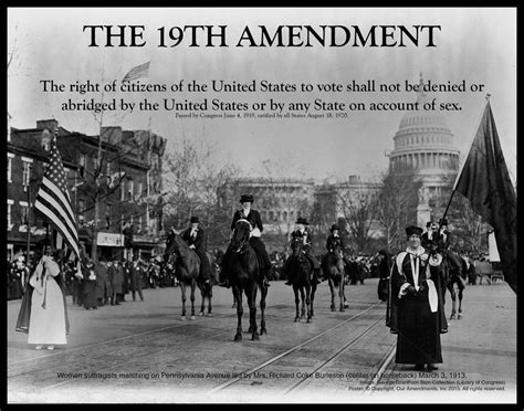 in 1920 the 19th amendment was passed that gave women the right to vote this was a very