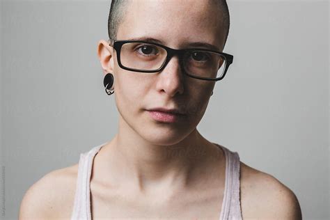 Androgynous Young Woman Portrait By Stocksy Contributor Giorgio