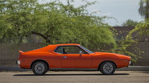 Hd Wallpaper 1973 Amc Amx Cars Coupe Javelin Orange Wallpaper