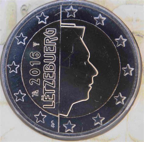 Luxembourg 2 Euro Coin 2016 Euro Coinstv The Online Eurocoins