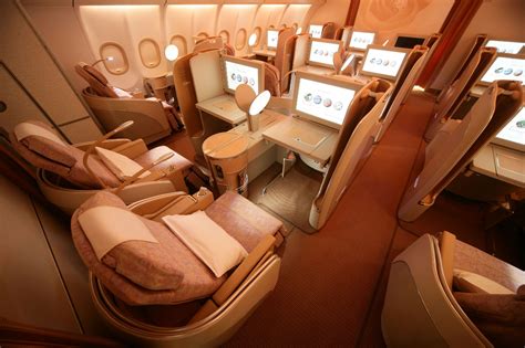 Etihad Airways Business Class Flat Bed Seats Entertainment Mood