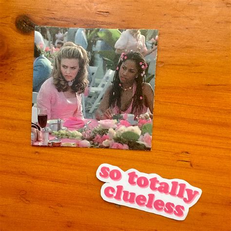 Clueless Stickers 12 Sticker Pack Etsy