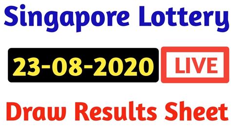 This website displays latest 4d results, if you need complete statistics, analysis or discussion of 4d results, please access to 4d2u.com. 23-08-2020 Today 4D Results Singapore | 4d Result Today ...