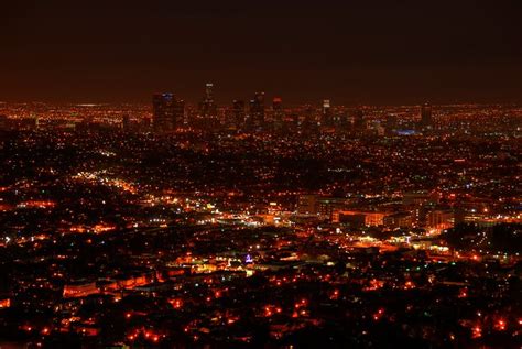 Images And Places Pictures And Info Los Angeles City Lights