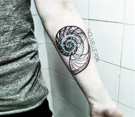 Nautilus Shell Tattoo By Nouvelle Rita Post 27270