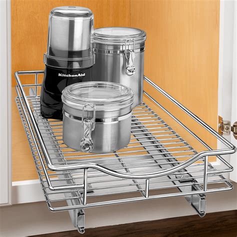 Convert your kitchen cabinet and pantry to slide out drawers. Lynk Lynk Professional Roll Out Cabinet Organizer - Pull ...
