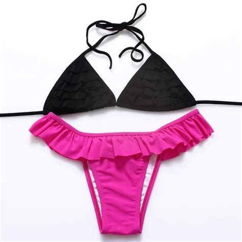Trangel Swimwear Women Micro Bikini Brazilian Bikini Set Thong My Xxx Hot Girl