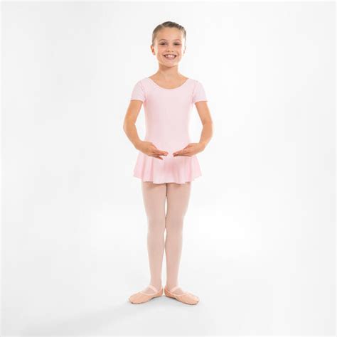 Girls Ballet Skirted Leotard Pink Decathlon