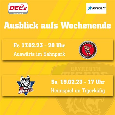 Derby Und Hauptrundensieger Zu Fasching Bayreuth Tigers Eishockey