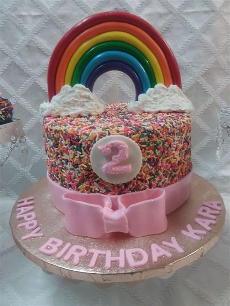 Rainbow Sprinkle Cake Rainbow Sprinkle Cakes Rainbow Sprinkles Birthday Cake Desserts Food