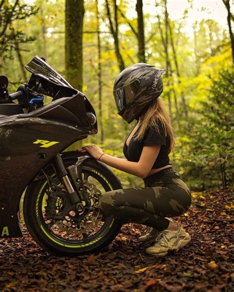 pin by matt warren on female biker poses in 2023 girl riding motorcycle biker photoshoot