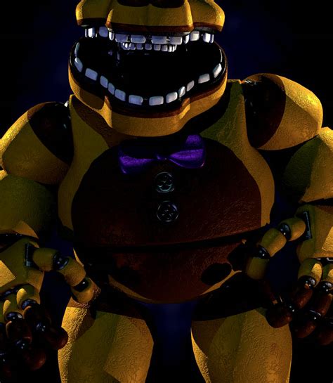 C4dfnaf Fredbear By Springreg On Deviantart