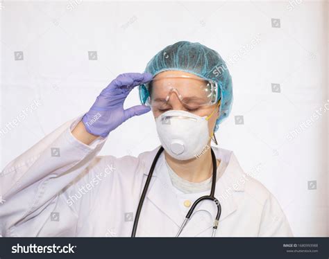 Dressed Nurse Doctor Different Medical Utensils Stock Photo 1680993988