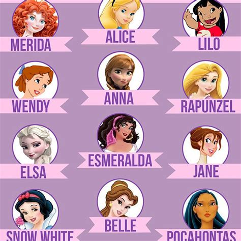 Total Imagen Princesas De Disney Nombres Consejotecnicoconsultivo