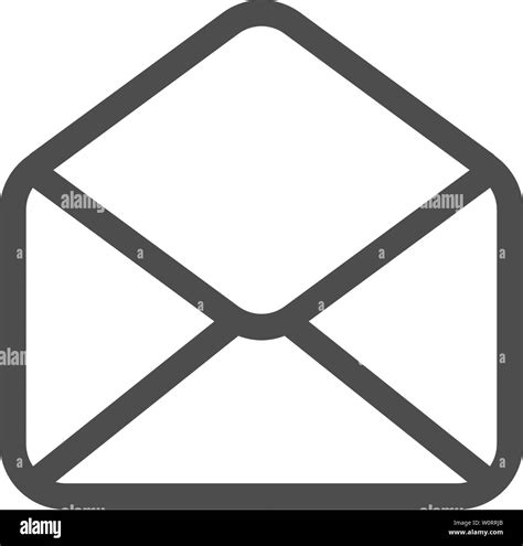 Mail And E Mail Icon Isolated Envelope Symbol E Mail Email Message