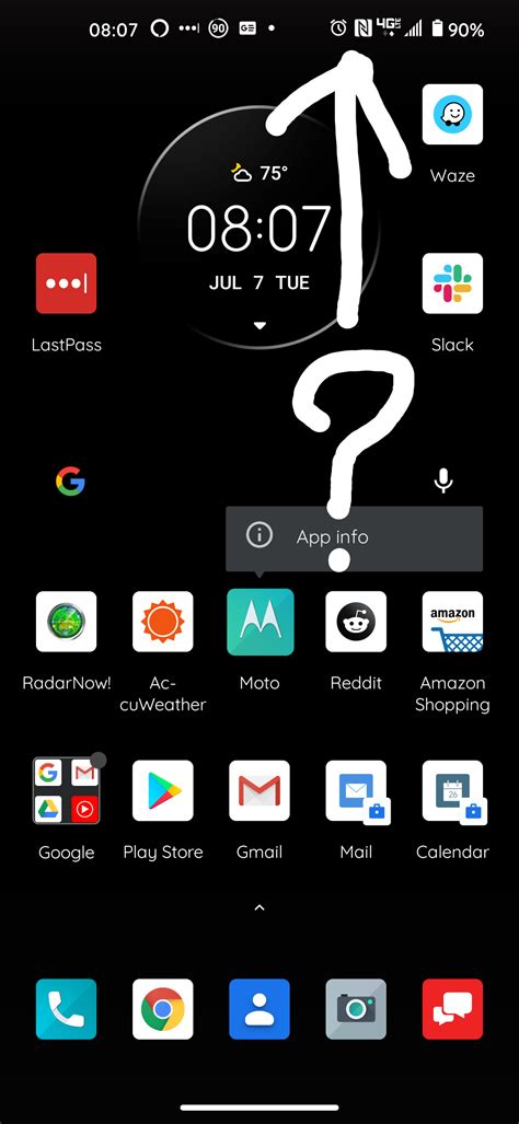 What Does This Icon Represent Android 10 Motorola Edge Randroid10