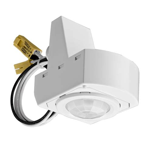 These led round flush mount ceiling lights show off a classic design with a choice of brushed nickel. Lithonia Lighting 360 Degree Mounted White Motion Sensor ...