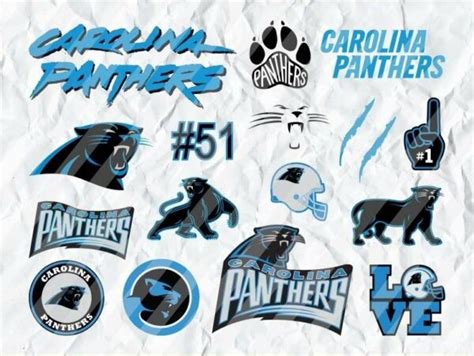 Carolina Panthers Svg Nfl Football Logo Vectorency