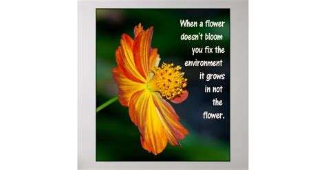 When The Flower Doesnt Bloom Poster Zazzle