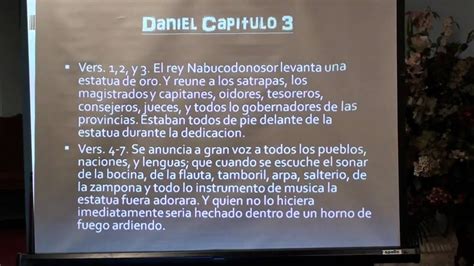 Resumen Del Libro De Daniel Capitulo 2 Y 3 Youtube