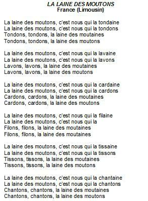 6e : Musique, intention et mémoire (chants de travail sur ...