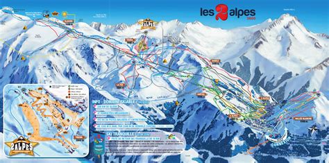 Discovering The Thrills Of Les Deux Alpes Piste Map 2023 Calendar