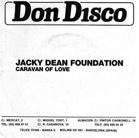 Jacky Dean Foundation Caravan Of Love Vinyl Discogs