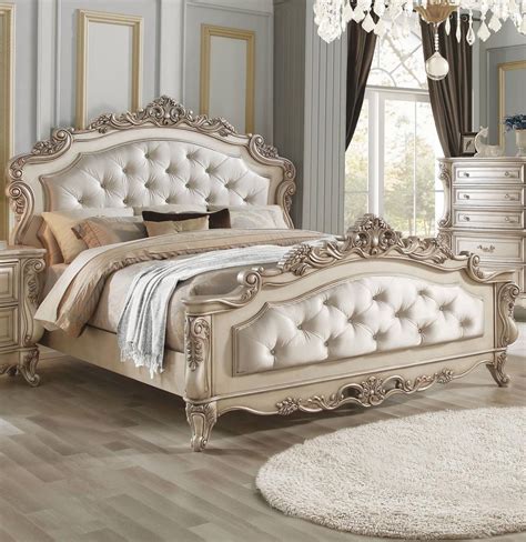 1 kindesign's 45 most dreamy bedrooms of 2013. Luxury King Bedroom Set 3P Antique Champagne Fabric ...