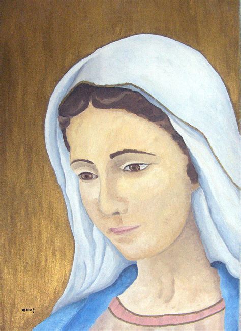 Virgin Mary Drawing Norman Engel Fine Art Virgin Mary Bochicwasure