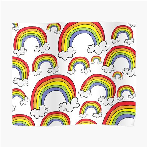 Somewhere Over The Rainbow Poster By Halideo Redbubble