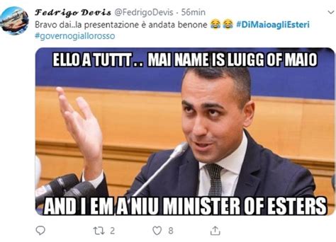 Luigi Di Maio Ministro Degli Esteri I Meme E I Tweet Più Divertenti